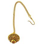 Mehrunnisa Traditional Rajasthani Kundan & Crystals Borla Maang Tikka For Girls / Women (JWL1546)