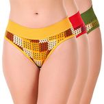Masha Women Printed Multicolor Bikini Panties