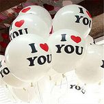 Party Propz I Love You Latex Balloons (10 Pieces)/Pre-Wedding Photo Props