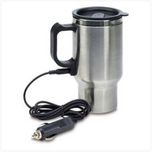 Maxed Electric Coffee Cup with Car Wire Plug Stainless Steel Mug(250 ml)