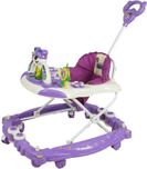 Panda Creation Musical 2-in-1 Walker With Parent Rod(Purple)