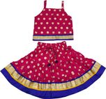 Magnus Girls Top and Skirt Set(Pink Pack of 1)
