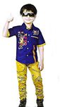 Kids Party wear dresses_Kids Dresses_Boys Dress (Blue Shirt, 2-3 Years)