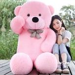 GURUDEV 4 Feet Teddy Bear (Pink)