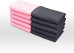 Swiss Republic Cotton Face Towel Set(Pack of 10, Peach, Grey)