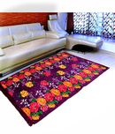 Home Elite Floral Floral Microfibre Anti-Allergic Carpet - 55