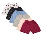 FARETO Babies Cotton Shorts (Di-Shorts-set6--18-24 Months, Multi-Coloured, 18-24 Months, Set of 6)