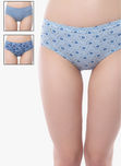 Lady Lyka Pack Of 3 Multicoloured Printed Panties