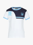 Manchester City Fc White Round Neck T-Shirt