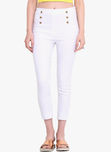 RIDRESS White Solid Legging