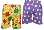 Little Stars Short For Girls Cotton Linen Blend, Cotton Nylon Blend, Cotton Linen Blend(Multicolor, Pack of 2)