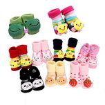 Sio New Born Baby Socks cum shoes - 2 Pair set