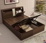 Spacewood Monarch Engineered Wood Queen Hydraulic Bed(Finish Color -  Melamine)