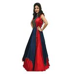 Active Feel Free Life Saree (G029-Poonam-Red-OL_Red_Free Size)