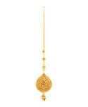 Bling N Beads Gold Plated Metal Maang Tikka for Women