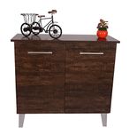 DeckUp Uniti Shoe Rack (Wenge, Matte Finish)