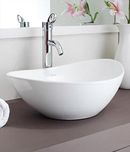 Hindware Essence 91046 Ceramic Table Top Basin (White ,One Piece)