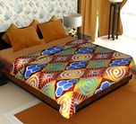 Story@Home Candy Polyester Double Blanket - Light Brown