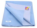 Bey Bee Quick Dry Baby Bed Protector Waterproof Sheet (Blue)