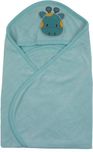 Quick Dry Plain Single Hooded Baby Blanket Sea Green(1 Blanket)
