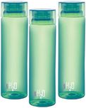 Cello Unbreakable H2o Fridge Water (setof 3) 1000 ml Bottle(Pack of 3, Green)