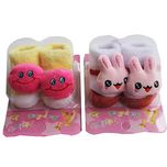 My Angel Born Baby Socks cum Shoes - 2 Pair set