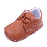 Magideal PU Leather Toddler Baby Shoes Infant Baby Crib Walker Shoes Deep Coffe 13