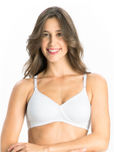 Jockey Essence White Seamless Crossover Bra 1721-0105