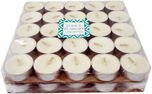 Ekam Unscented 50 Pack Tealight Candle(White, Pack of 50)