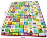Icable Polyester Pongee Floor Mat Baby Crawling Play Safety Kids(Multicolor, Extra Large)