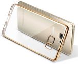 Shrink It Back Cover for Samsung Galaxy S7 Edge(Champegne Gold, Silicon)