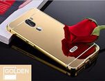 D-kandy Luxury Metal Bumper + Acrylic Mirror Back Cover Case For COOLPAD COOL 1 - GOLD