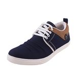 Revoke Unisex Blue Canvas Sneakers -7 Uk/India