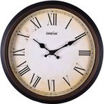 Ajanta Analog Wall Clock(Copper, With Glass)