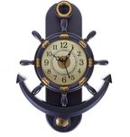 SMERA Analog Wall Clock(Metalic grey, With Glass)