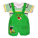 Littly Baby Dungaree Set (Green)