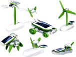 Prro 6 In 1 Educational Hybrid Solar Power Energy Robot Toy Kit(Multicolor)