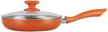 Prestige Crme Aluminium Non-Stick Fry Pan, 24cm, Orange