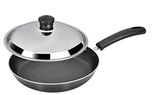 Tosaa Non-Stick Cookware Taper Pan With Lid, 240MM