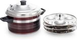 Mahavir Induction & Standard Idli Maker(3 Plates , 12 Idlis )
