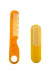 Rikang RK-3657 Baby Comb and Brush Set (Orange)