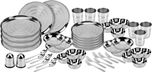 Shivom Pack of 50 Dinner Set(Stainless Steel)