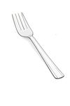 Bhalaria Dom Baby Fork, Set of 12 Pieces, Silver