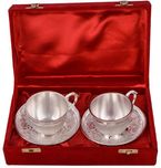 GS Museum Pack of 4 Dinner Set(Silver Plated)