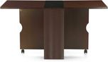@home by Nilkamal Engineered Wood 4 Seater Dining Table(Finish Color - Dark Walnut)