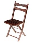 Home and Bazaar Sheesham Wood Folding Chair