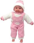 Tickles Charming Laughing Baby Doll(Pink)