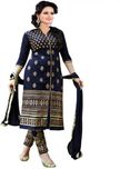 Aashvi Creation Cotton Embroidered Salwar Suit Dupatta Material(Un-stitched)