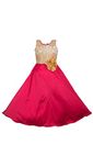 My Lil Princess Cute & Pretty Kids Baby Girls Fairy Frock Dresses for Birthday Party & Festivals and Special Functional Wear Size 6-7Years Blossom Pink Gown