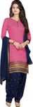 Aashvi Creation Cotton Embroidered Salwar Suit Dupatta Material(Un-stitched)